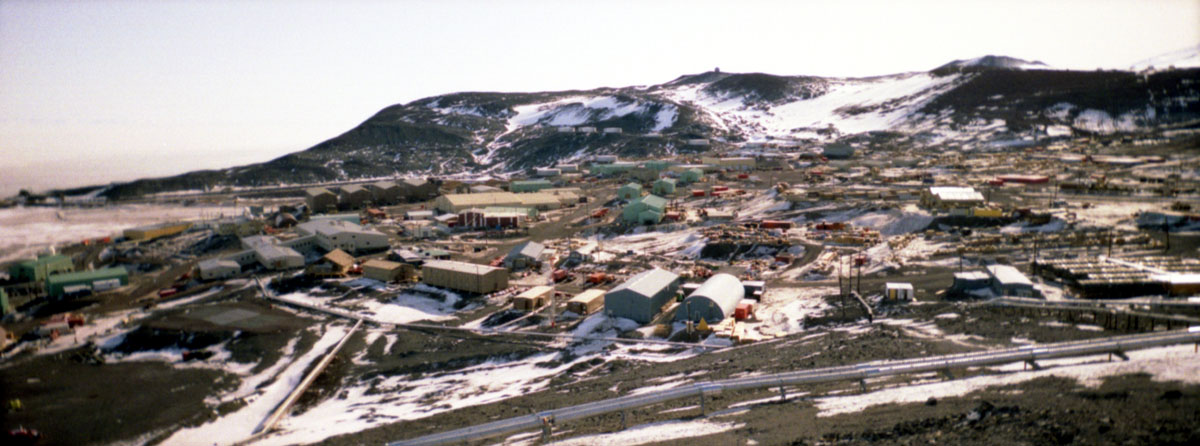 Looking down on McMurdo from Observation Hill